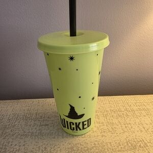 Zak! NWT Wicked Lime Green Tumbler with Straw